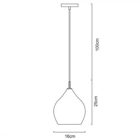 Подвесной светильник Arte Lamp Bicchiere A4283SP-1CC (220V, на проводе, круглые)
