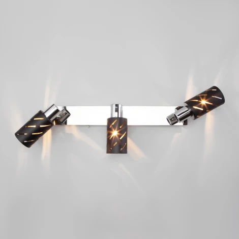 Спот Eurosvet Fente 20090/3 черный/хром (220V, выключатель)