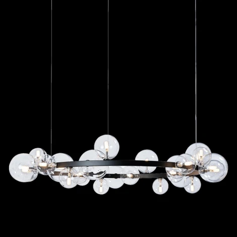 Подвесной светильник Loft IT Molecule 10023/850 (220V, на тросе, шарики, кольцо)