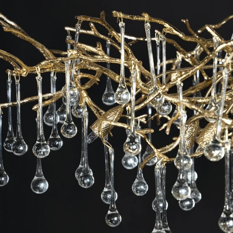 Подвесная люстра Loft It Bijout 10067/1500 GD (220V, на тросе, ветки)