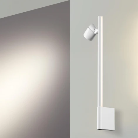 Светильник настенный диммируемый (выключатель) Novotech Fermo 359312 OVER белый LED 7W+7W 4000K 220V (регулировка яркости)