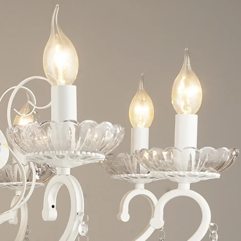 Подвесная люстра Reluce 04136-0.4-08 (220V, подвески, на цепи, подсвечник, свеча)