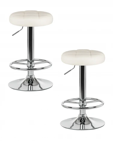 Набор 2 шт табурет барный DOBRIN BRUNO (кремовый)