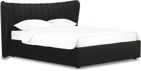 Кровать Queen Agata Lux ОГОГО (арт.636851), (Ткань/Черный)