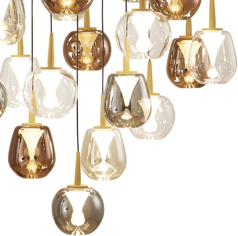 Подвесной светодиодный светильник каскадный Mantra Andromeda 8937+24PL