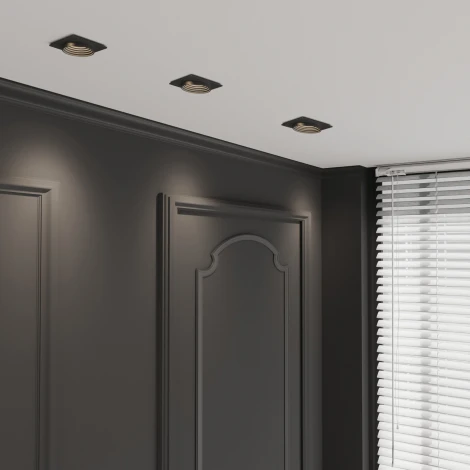 Встраиваемый светильник Elektrostandard Senso 25006/01 GU10 чёрный (220V)