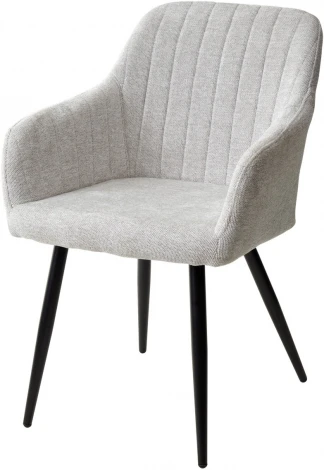 Стул M-City BRANDY WZ2042-19 галечный серый/ черный каркас