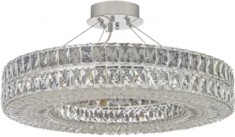 Подвесная люстра Arti Lampadari Sora Sora E 1.5.60.100 N (220V, хрусталь, на тросе, кольцо)