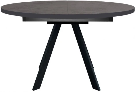 Стол DikLine RD120 хромикс бронза, опоры черные