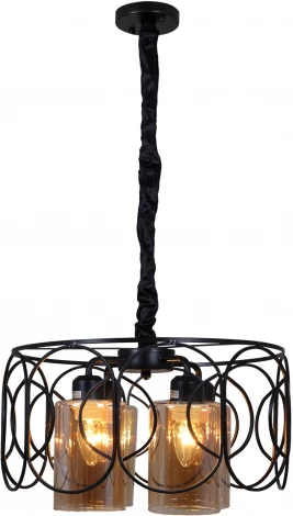 Подвесная люстра Reluce 03883-0.4-04 BK (220V)