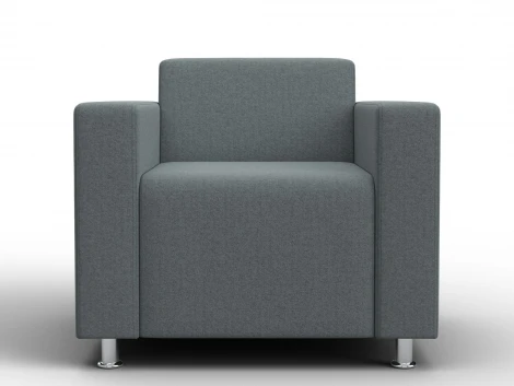 Кресло Лига-093 ВН (ДСП,Брус,Фанера,Рогожка/Серый) Лига Диванов 134969