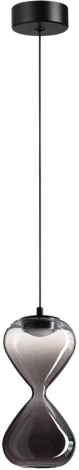 Подвесной светильник Odeon Light Glessi 5092/4L черный/прозрачн/дымчатый градиент/металл/стекло LED 4W 4000K (220V, на проводе)