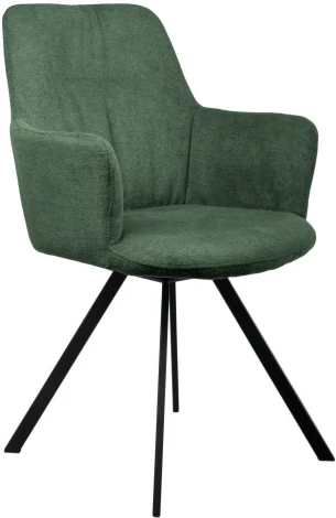 Стул Grant зелёный шенил на поворотном механизме Bradex Home арт.FR 1004