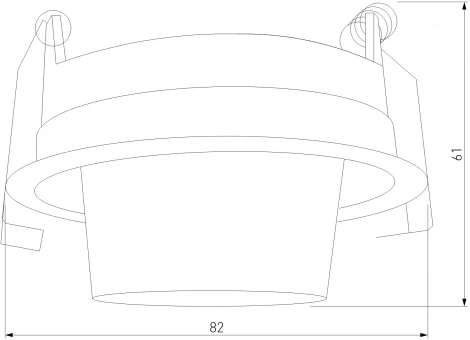 Встраиваемый светильник Elektrostandard Conner 25086/LED 8W 4000K чёрный (220V, круглые)