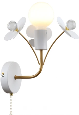 Бра F-Promo Lassie 4081-1W (220V, выключатель, цветы)