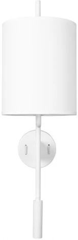Бра для чтения Loft It Ritz 10253W/B White (220V, выключатель, круглые)