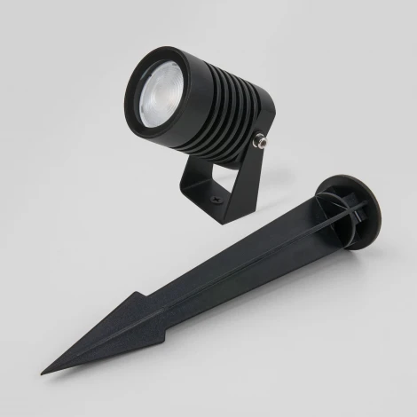 Грунтовый светильник-прожектор черный Elektrostandard Landscape 043 FL LED (220V, IP54)