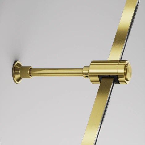 Крепление настенное Wall одинарное удлиненное Flarity латунь Maytoni Accessories for tracks Flarity TRA155CW-SL1-BS (24V)