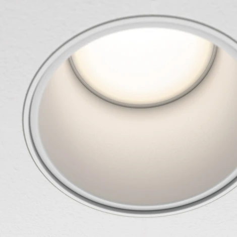 Встраиваемый светильник под гипсокартон Reif GU10 1x50Вт Maytoni Technical DL048-01W (220V, круглые)