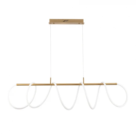 Подвесной светильник с гибким неоном Arte Lamp Klimt A2850SP-75PB (LED, 220V, пульт управления, на тросе, кольцо)