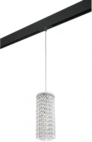 Трековый светильник однофазный 220V Lightstar Cristallo PRO795324 (хрусталь, круглые)