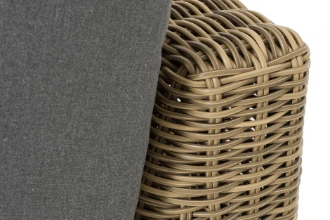 "Капри" модуль диванный прямой с подушками, цвет соломенный 4SIS арт.УТ-00009387