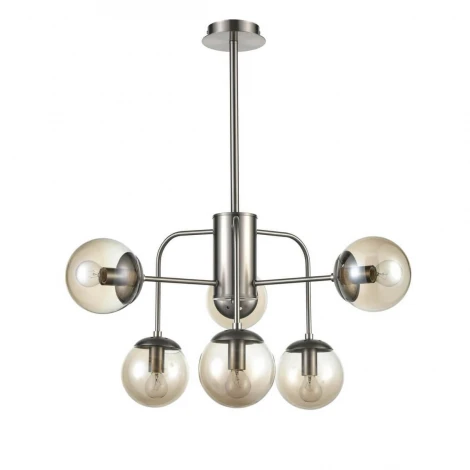 Потолочная люстра на штанге Vele Luce Verona 983 VL5015L06 (220V, шарики, молекулы)