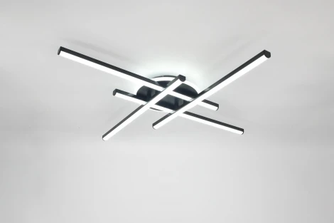 Потолочная люстра светодиодная SS2196-4+1 BK Мелодия Света SS1L 000085427