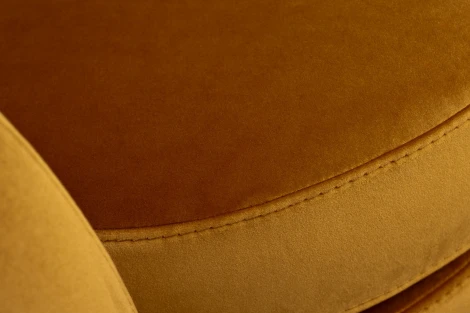 Кресло Napoli вращающееся, велюр принт Pad31+Latt ORANG 76*76*76см Garda Decor