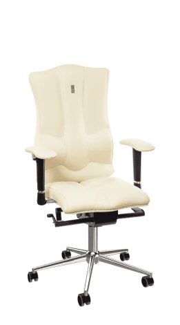 Кресло Elegance Kulik System Бежевая кожа