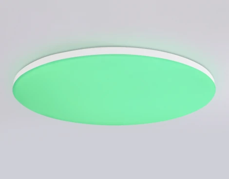Потолочный светильник RGB круглый светодиодный с пультом и управлением смартфоном Ambrella ORBITAL FZ2003 (220V, умный дом - Алиса, Tuya Smart, Алекса, Smart Home, круглые, IP54)
