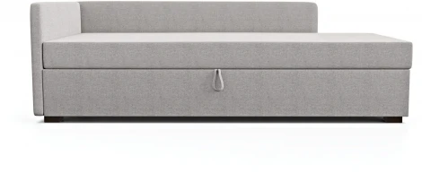 Диван-кровать Arsko Велес Угол левый рогожка серая