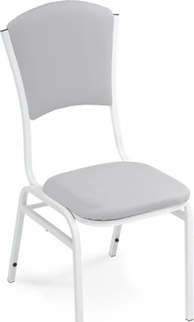 Стул на металлокаркас Арналд (Арналд светло-серый / белый) Woodville арт.587872