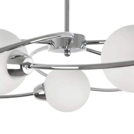 Потолочная люстра на штанге MyFar Leticia MR2251-5C (220V, шарики)