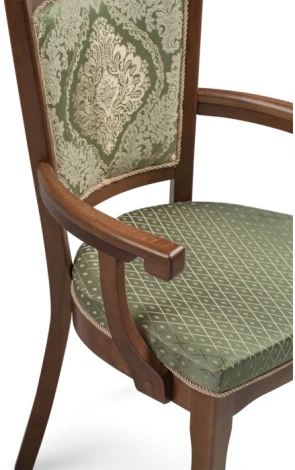Кресло Woodville Холгри soprano nefrit / ромб / миланский орех 543601