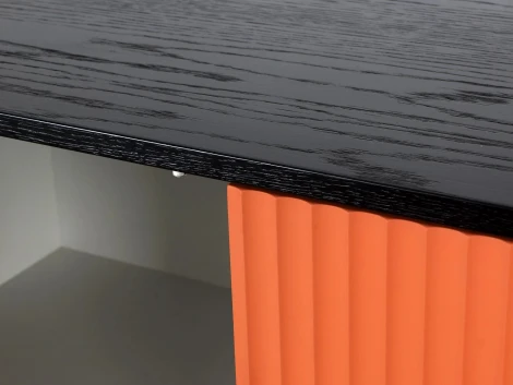 Сервант Mikko 3х-дверный ОГОГО Обстановочка! 903125 (МДФ,Шпон/Терракотовый)