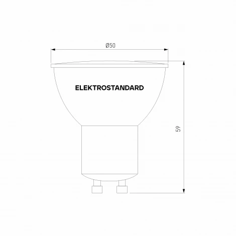 Умная светодиодная лампа Elektrostandard Умная лампа GU10 BLGU1018 (a071006, Умный дом, Алиса)