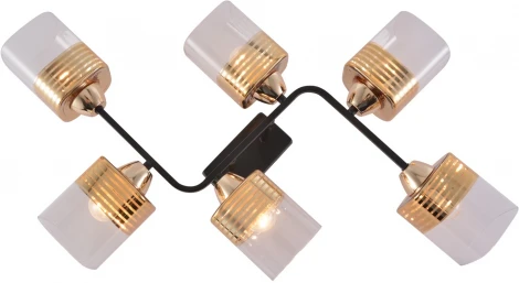 Потолочная люстра на штанге Reluce 01615-0.3-06 BK+FGD (220V)