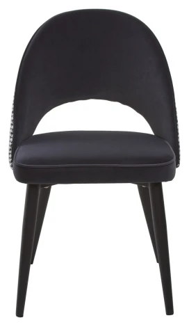 Обеденный стул M-City FLAVOUR BLACK, велюр