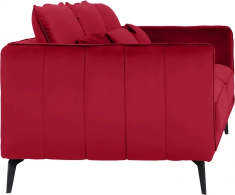 Диван Amsterdam трехместный ОГОГО (арт.583333), (Ткань/Красный)
