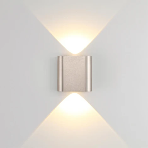 Настенный светильник светильник Odeon Light Magnum 7106/2WL матовый никель/металл IP20 LED 2W 3000K 220V