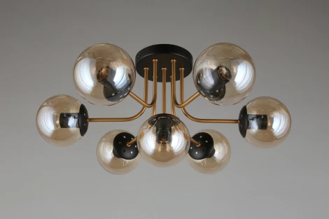 Потолочная люстра на штанге Aployt Ewka APL.906.07.07 (220V, шарики)