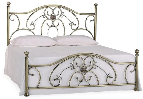 Кровать металлическая ELIZABETH 160*200 см (Queen bed), Античная медь (Antique Brass) Tetchair 9064