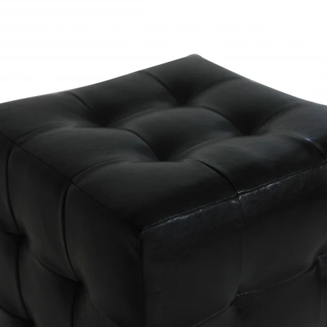 Пуф Dreambag Лотос Черный ЭкоКожа 396849