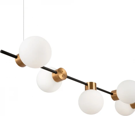 Подвесной светильник Freya Gatsby FR5232PL-06B (220V, на тросе, шарики, молекулы)