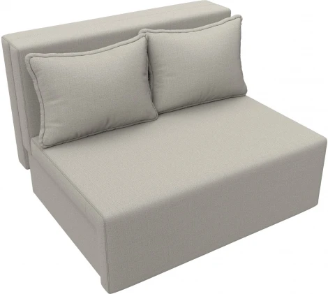 Диван прямой Лагуна (Бежевый/Рогожка) Лига Диванов арт.125930