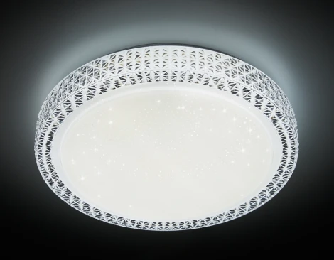 Потолочный светильник Ambrella Orbital Crystal F85 WH 48W D400