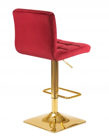 Стул барный GOLDIE (бордовый велюр (MJ9-43))
