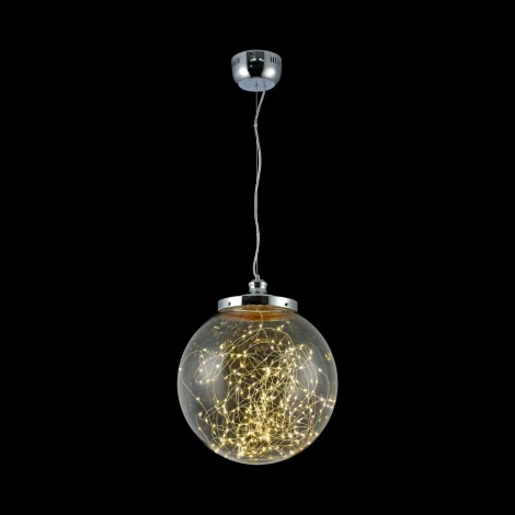 Подвесной светильник Freya Isabel FR6157-PL-24W-TR (LED, 220V, на проводе, шар)