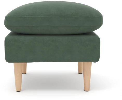 Пуф Arsko Корс зеленый велюр